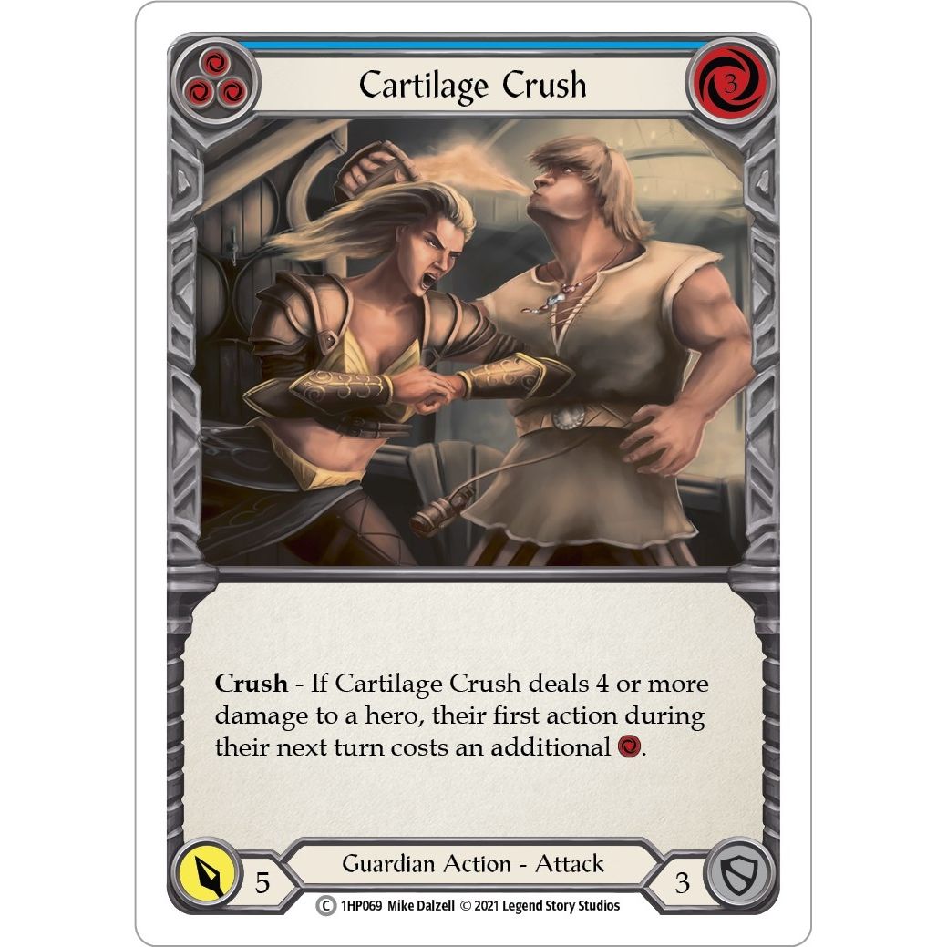 Image for Cartilage Crush (Blue) (1HP069) (1HP) - Flesh and Blood TCG