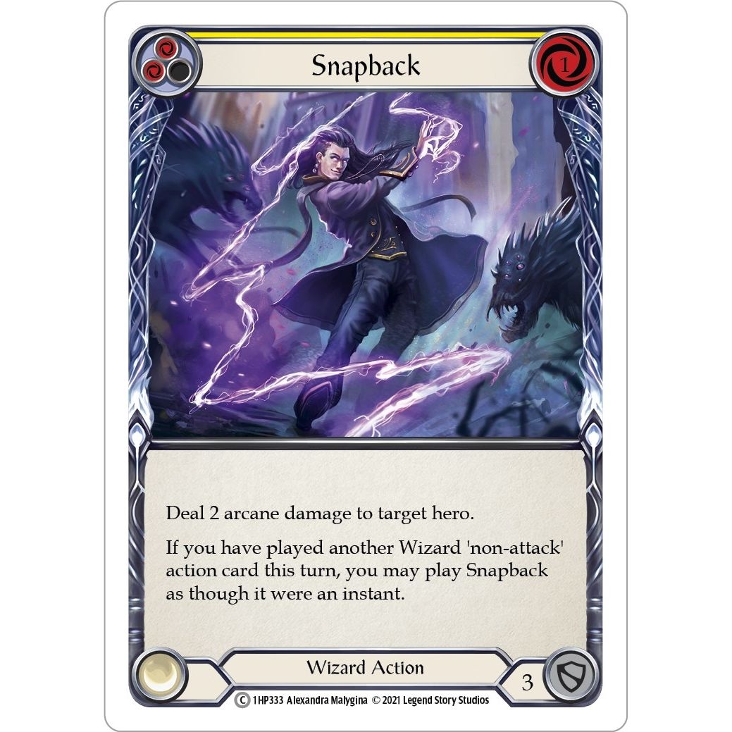 Image for Snapback (Yellow) (1HP333) (1HP) - Flesh and Blood TCG