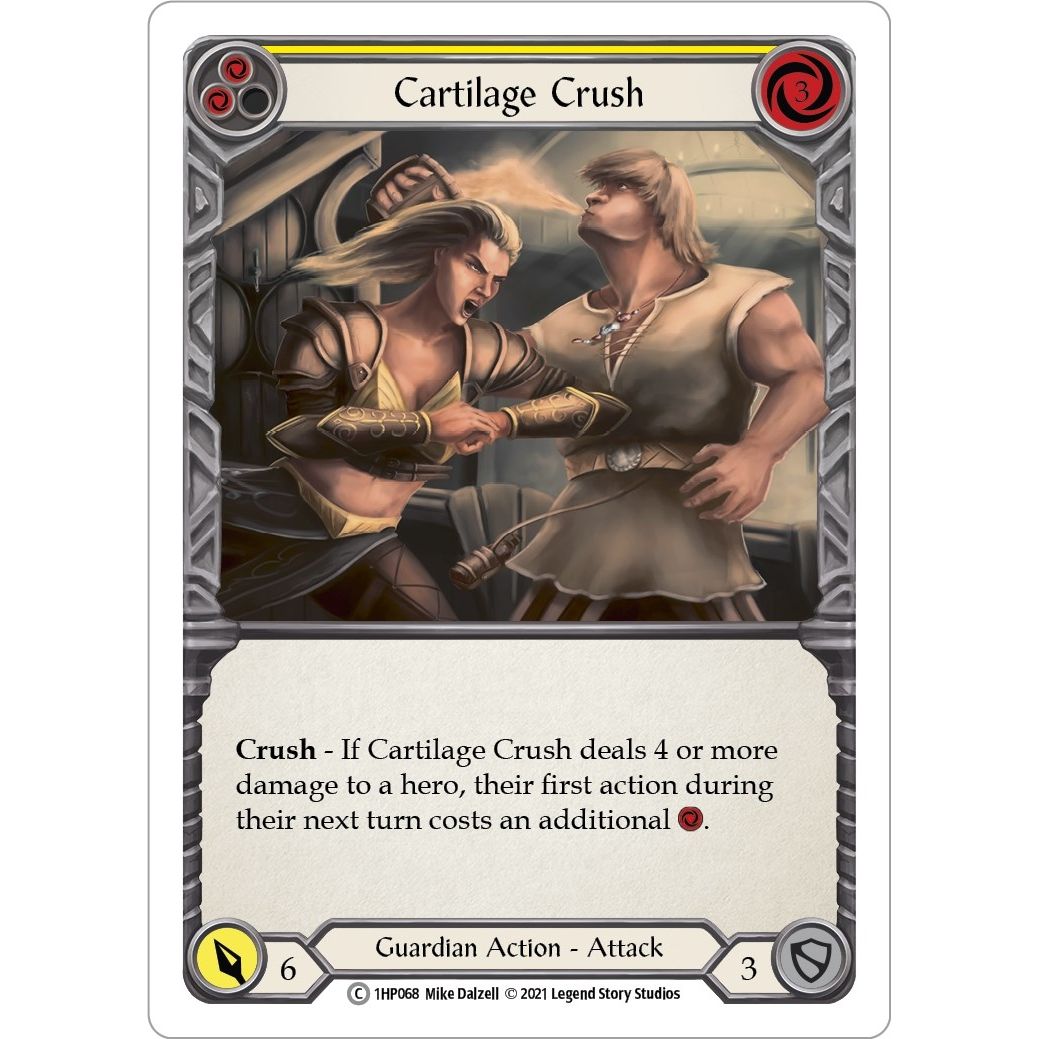 Image for Cartilage Crush (Yellow) (1HP068) (1HP) - Flesh and Blood TCG
