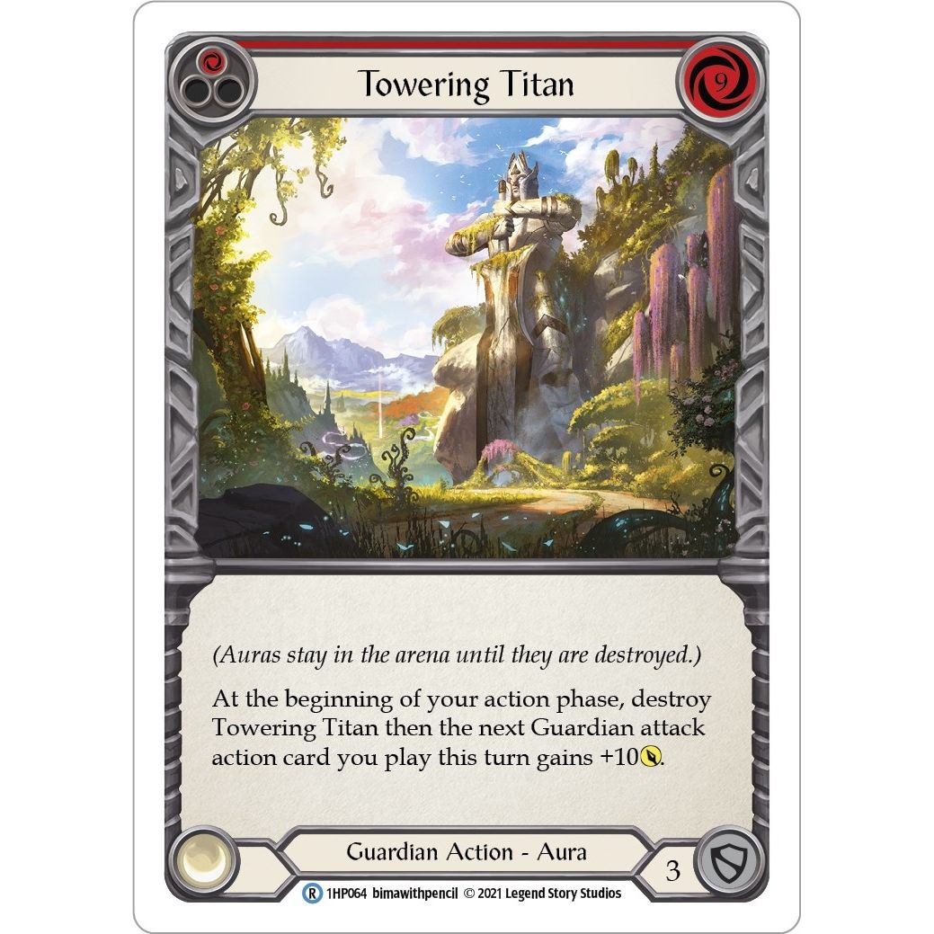 Image for Towering Titan (Red) (1HP064) (1HP) - Flesh and Blood TCG