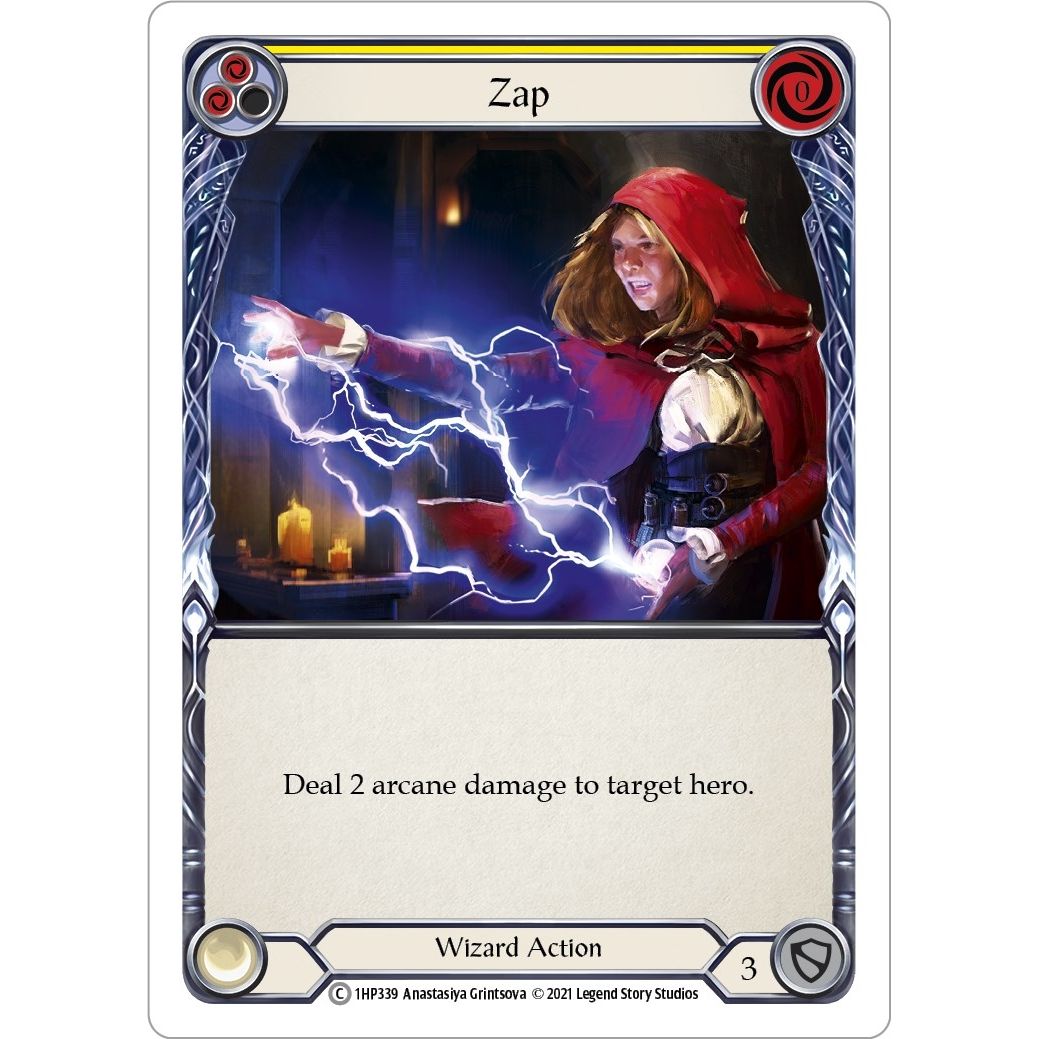 Image for Zap (Yellow) (1HP339) (1HP) - Flesh and Blood TCG