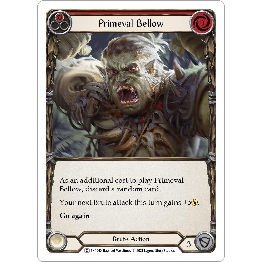 Image for Primeval Bellow (Red) (1HP040) (1HP) - Flesh and Blood TCG