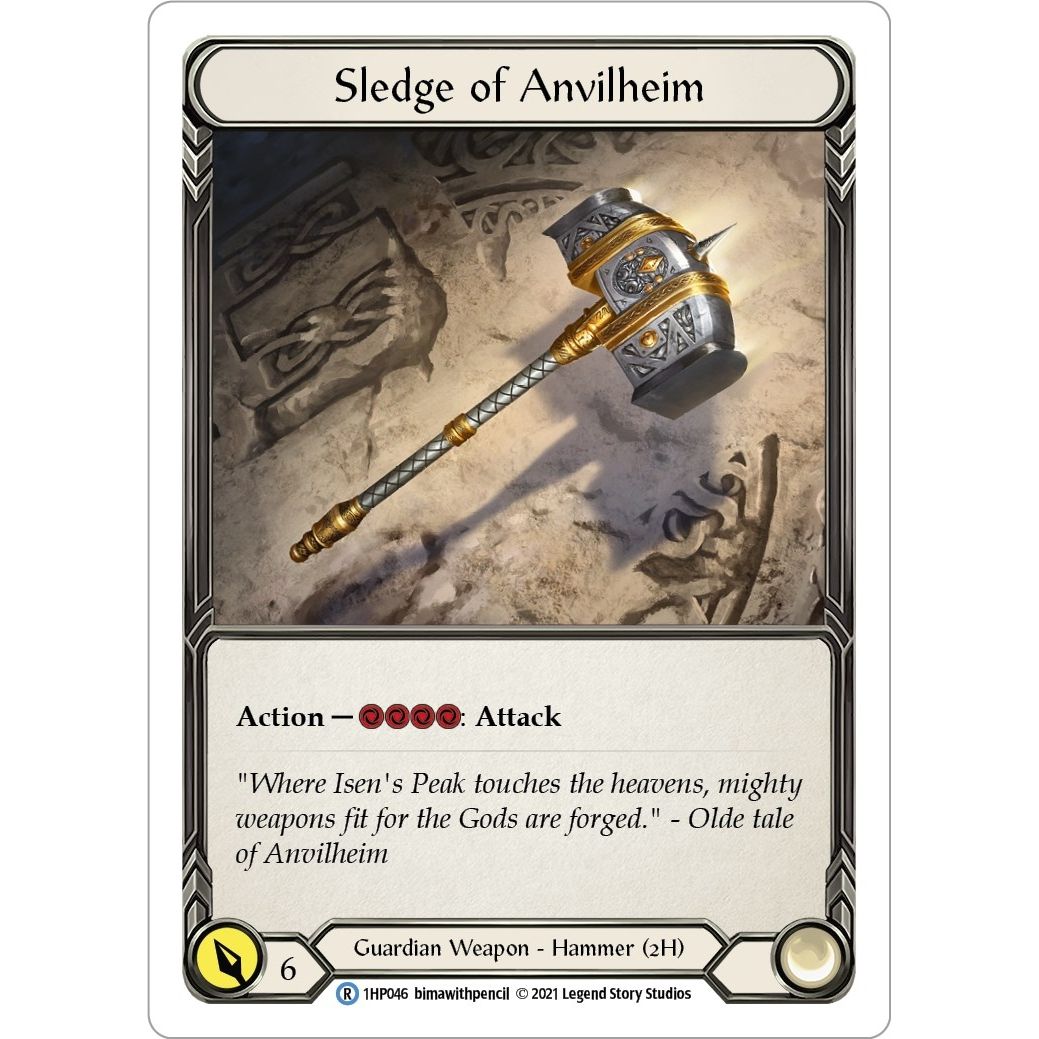 Image for Sledge of Anvilheim (1HP046) (1HP) - Flesh and Blood TCG