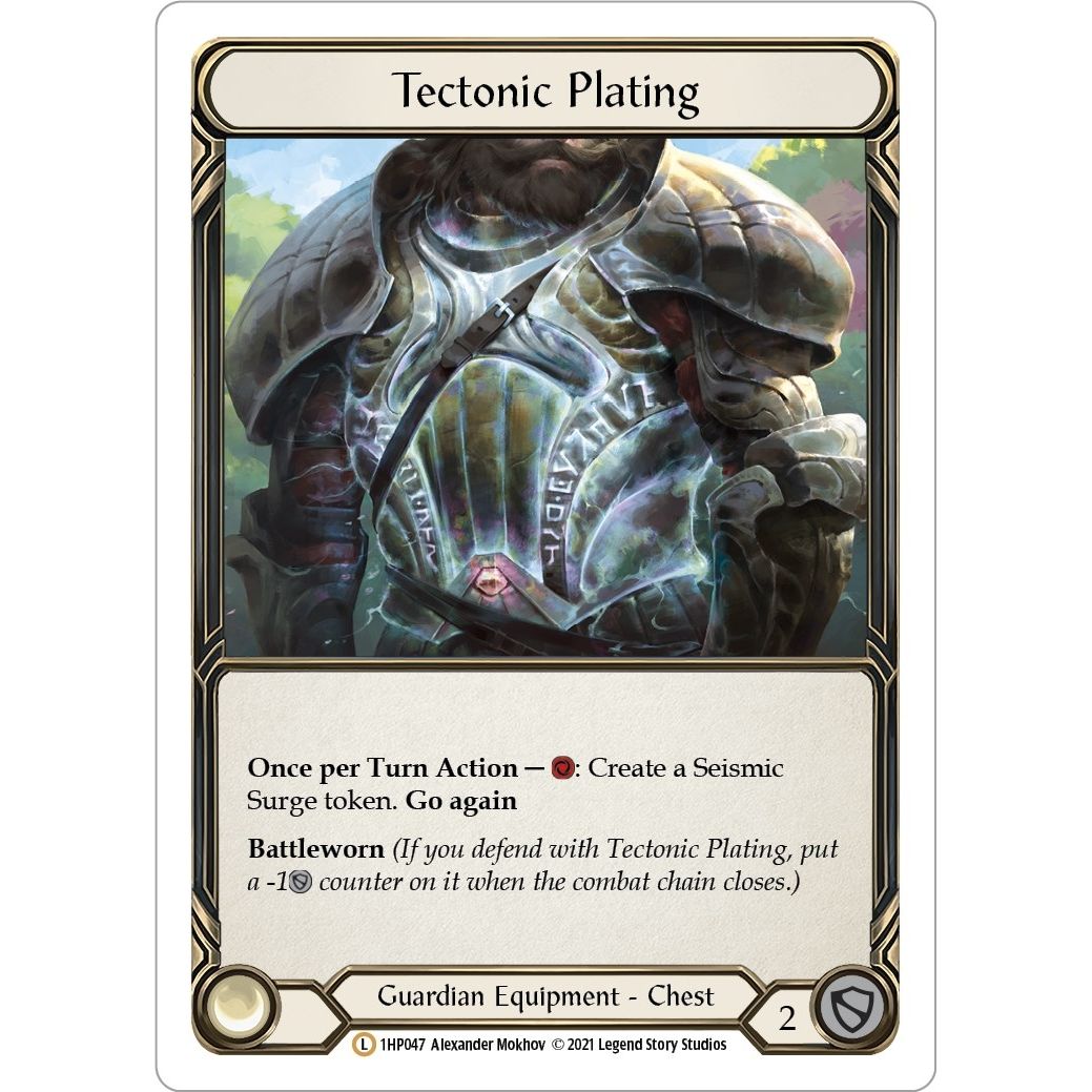 Image for Tectonic Plating (1HP047) (1HP) - Flesh and Blood TCG
