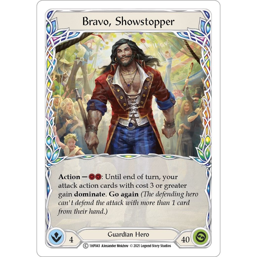 Image for Bravo, Showstopper (1HP043) (1HP) - Flesh and Blood TCG