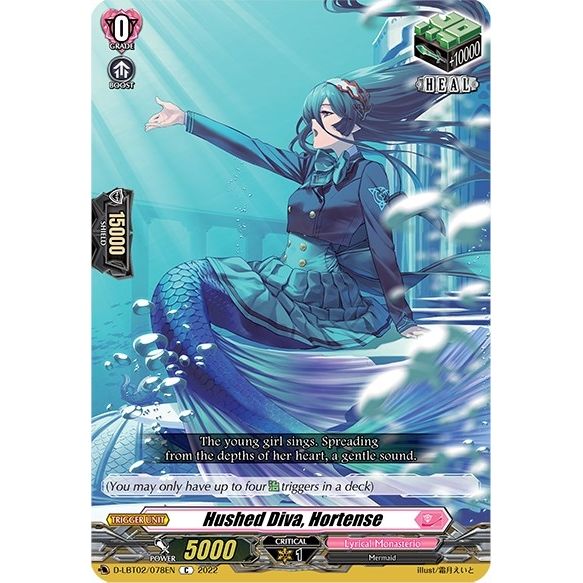 Image for Hushed Diva, Hortense (D-LBT02/078EN) (D-LBT02) - Cardfight Vanguard