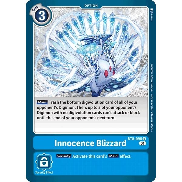 Image for Innocence Blizzard (BT8-098 U) (BT08) - Digimon Card Game