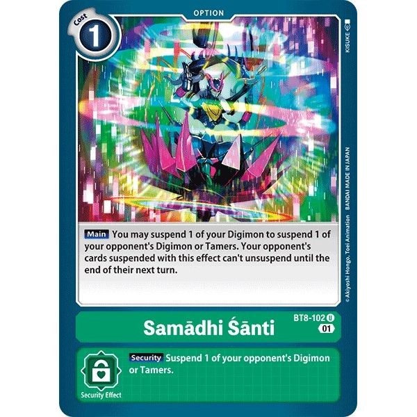 Image for Samadhi Santi (BT8-102 U) (BT08) - Digimon Card Game