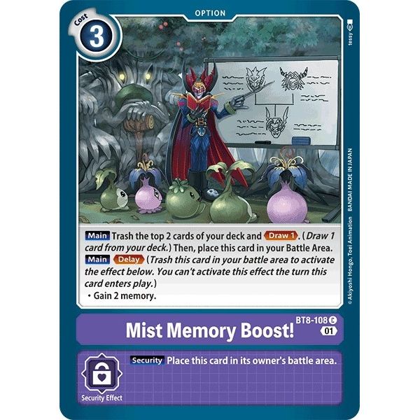 Image for Mist Memory Boost! (BT8-108 C) (BT08) - Digimon Card Game