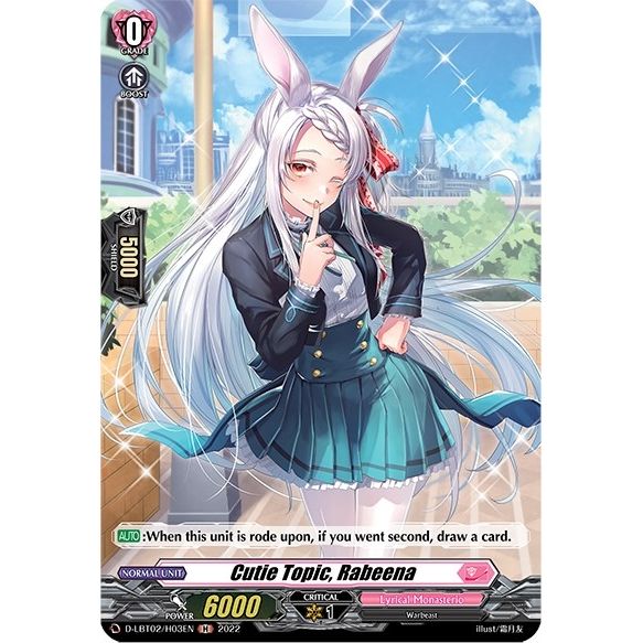 Image for Cutie Topic, Rabeena (Holo) (D-LBT02/H03EN) (D-LBT02) - Cardfight Vanguard