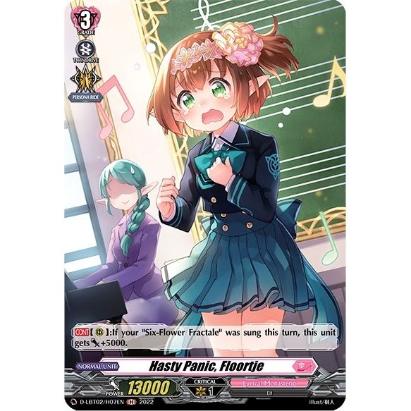 Image for Hasty Panic, Floortje (Holo) (D-LBT02/H07EN) (D-LBT02) - Cardfight Vanguard