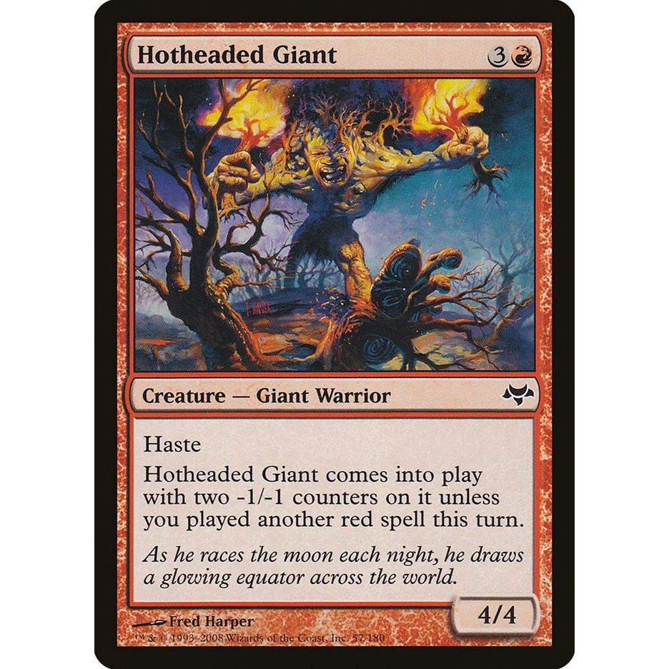 Image for Hotheaded Giant (57) (EVE) - Magic: The Gathering