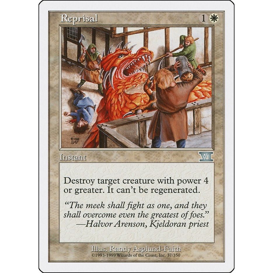 Image for Reprisal (37) (6ED) - Magic: The Gathering