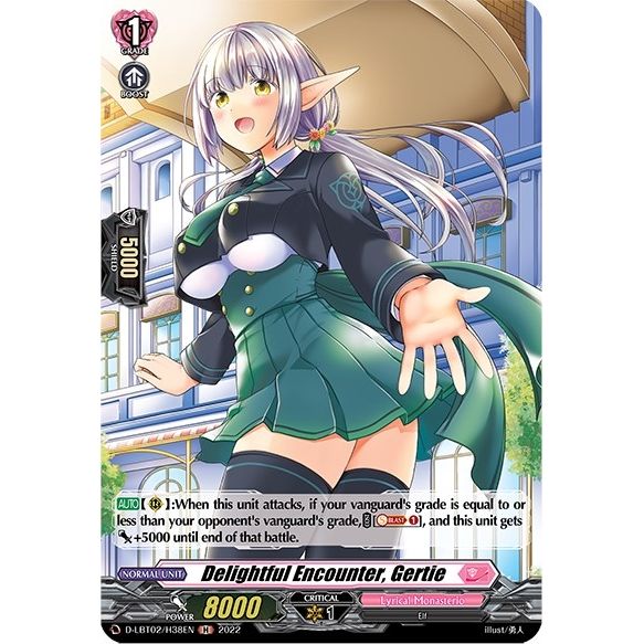 Image for Delightful Encounter, Gertie (Holo) (D-LBT02/H38EN) (D-LBT02) - Cardfight Vanguard