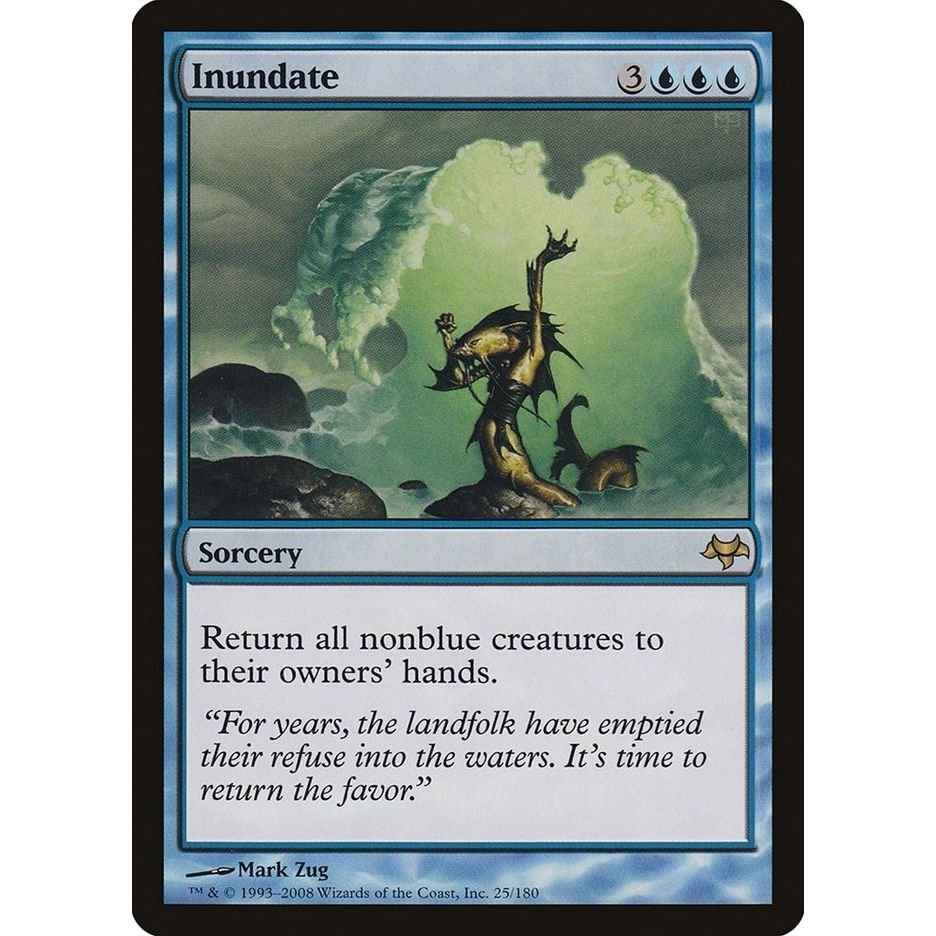 Image for Inundate (25) (EVE) - Magic: The Gathering