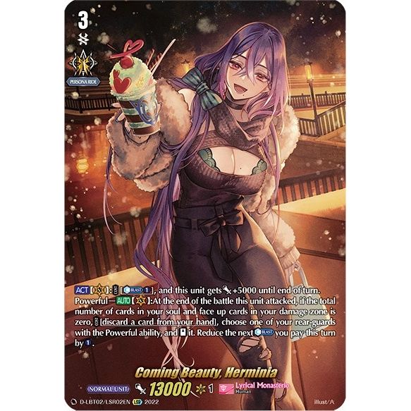 Image for Coming Beauty, Herminia (LSR) (D-LBT02/LSR02EN) (D-LBT02) - Cardfight Vanguard