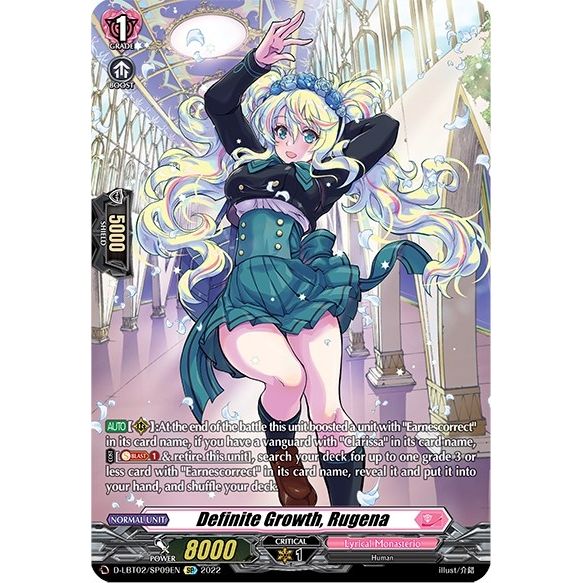 Image for Definite Growth, Rugena (SP) (D-LBT02/SP09EN) (D-LBT02) - Cardfight Vanguard