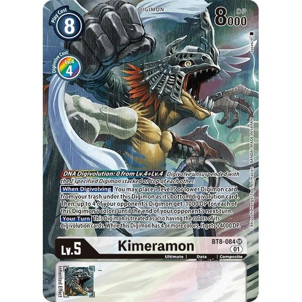 Image for Kimeramon (Alternate Art) (BT8-084 SR) (BT08) - Digimon Card Game