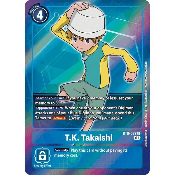 Image for T.K. Takaishi (Box Topper) (BT8-087 U) (BT08) - Digimon Card Game