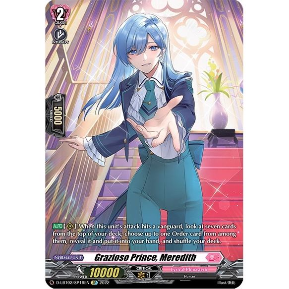 Image for Grazioso Prince, Meredith (SP) (D-LBT02/SP19EN) (D-LBT02) - Cardfight Vanguard