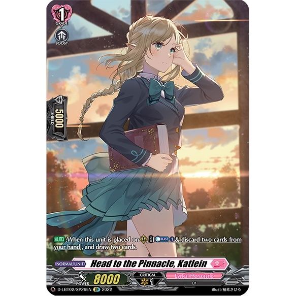 Image for Head to the Pinnacle, Katlein (SP) (D-LBT02/SP26EN) (D-LBT02) - Cardfight Vanguard