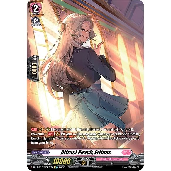 Image for Attract Peach, Ertines (SP) (D-LBT02/SP27EN) (D-LBT02) - Cardfight Vanguard