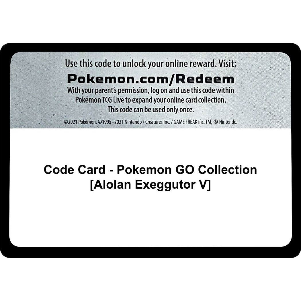 Image for Code Card - Pokemon GO Collection [Alolan Exeggutor V] (PGO) - Pokemon