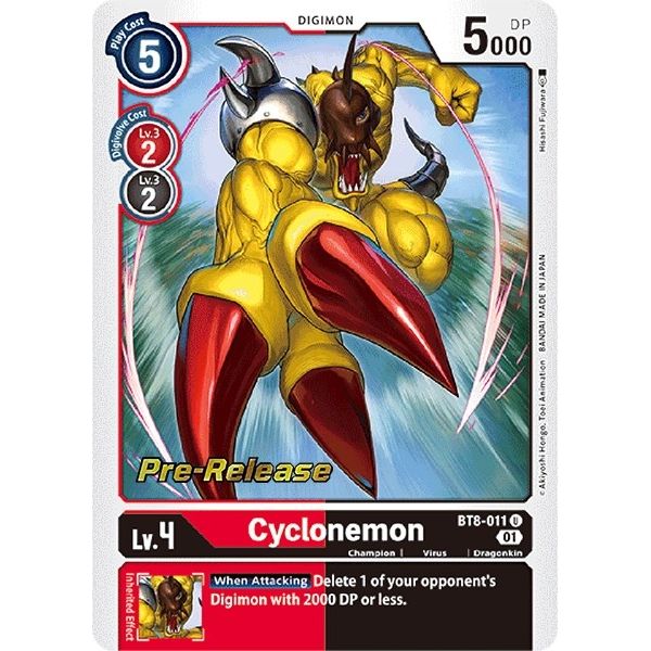 Image for Cyclonemon (BT8-011 U) (BT08_PR) - Digimon Card Game