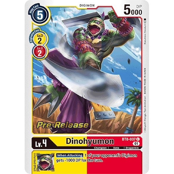 Image for Dinohyumon (BT8-037 U) (BT08_PR) - Digimon Card Game