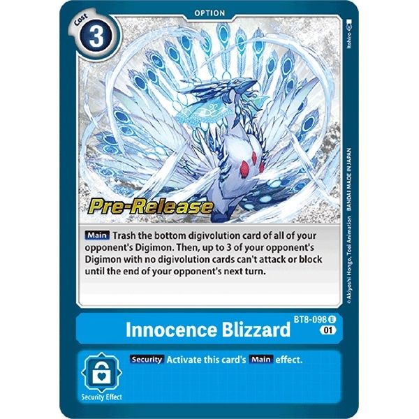 Image for Innocence Blizzard (BT8-098 U) (BT08_PR) - Digimon Card Game