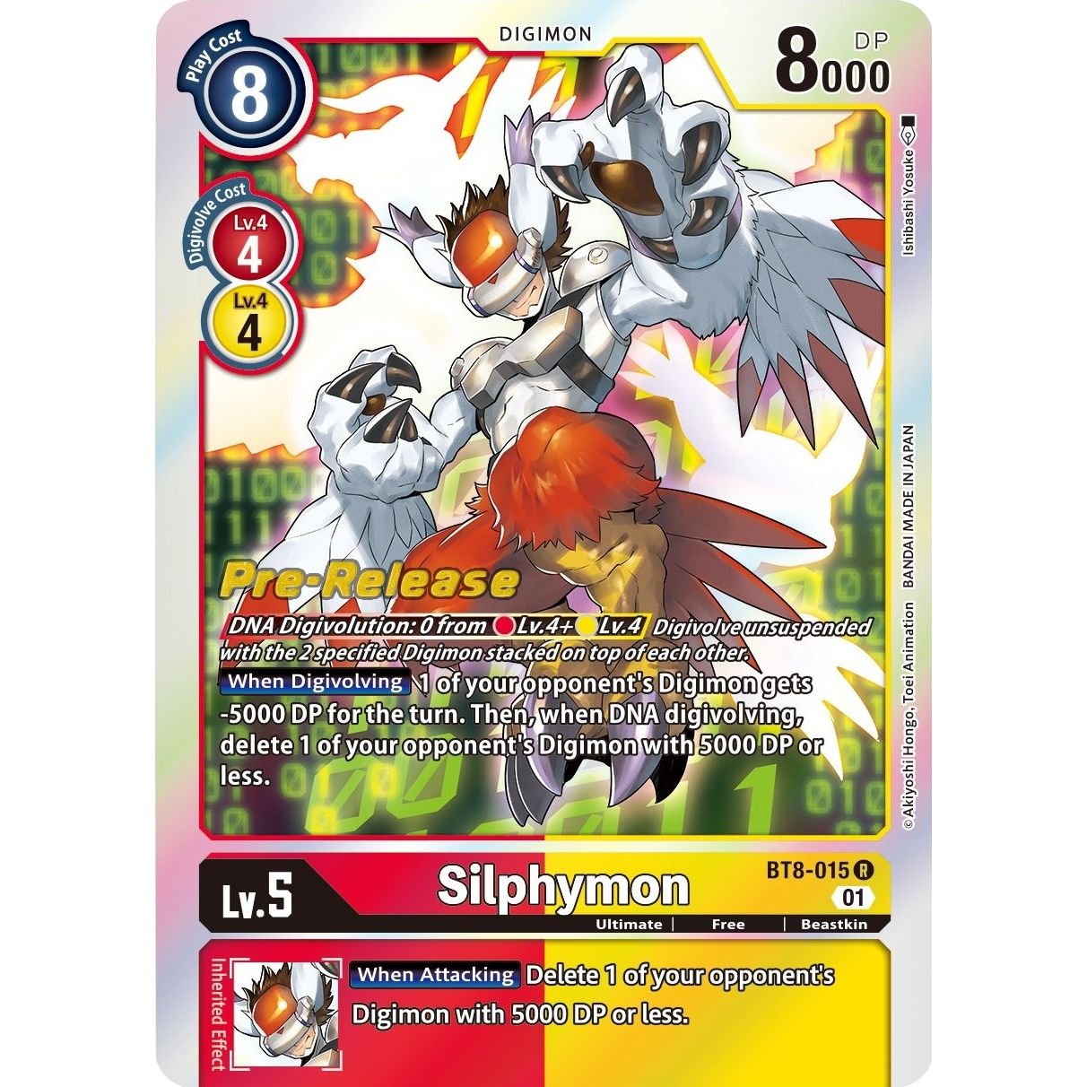 Image for Silphymon (BT8-015 R) (BT08_PR) - Digimon Card Game