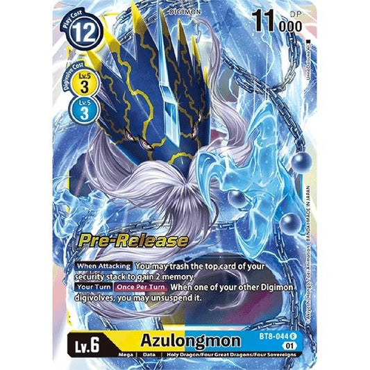 Image for Azulongmon (BT8-044 R) (BT08_PR) - Digimon Card Game