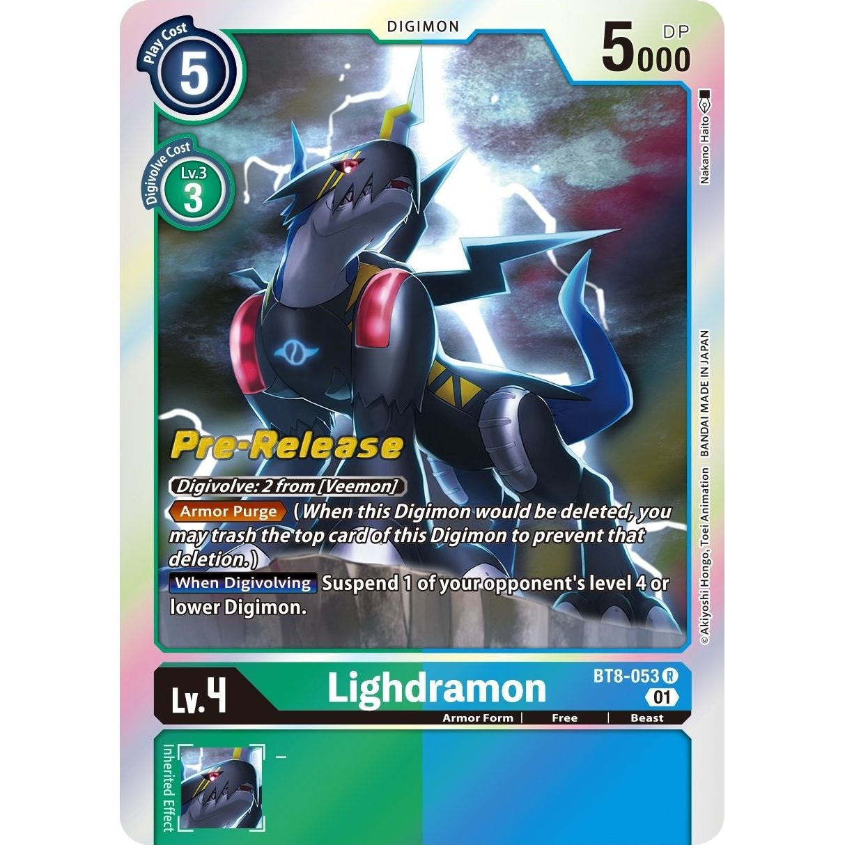 Image for Lighdramon (BT8-053 R) (BT08_PR) - Digimon Card Game