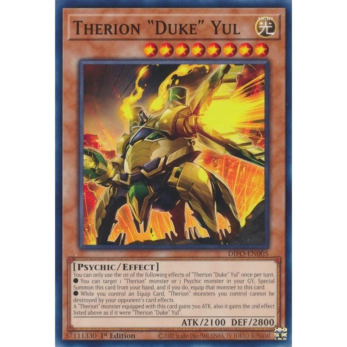 Image for Therion "Duke" Yul (DIFO-EN005) (DIFO) - YuGiOh