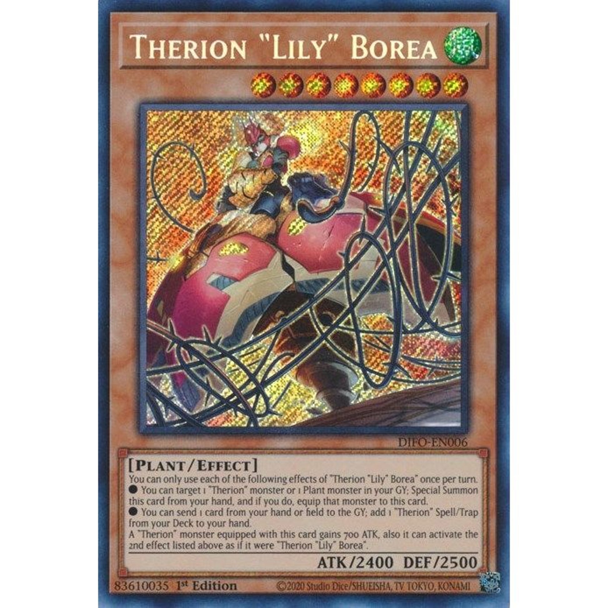 Image for Therion "Lily" Borea (DIFO-EN006) (DIFO) - YuGiOh