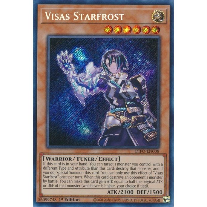 Image for Visas Starfrost (DIFO-EN008) (DIFO) - YuGiOh
