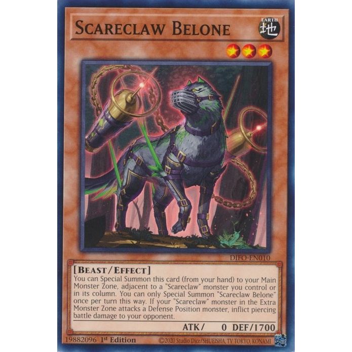 Image for Scareclaw Belone (DIFO-EN010) (DIFO) - YuGiOh