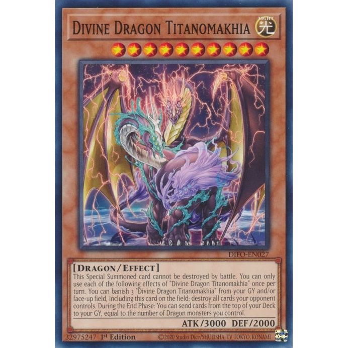 Image for Divine Dragon Titanomakhia (DIFO-EN027) (DIFO) - YuGiOh