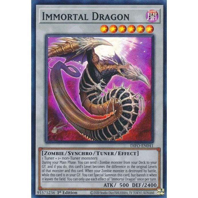 Image for Immortal Dragon (DIFO-EN041) (DIFO) - YuGiOh