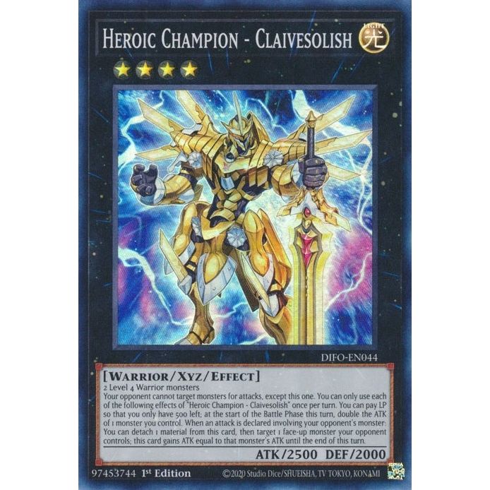 Image for Heroic Champion - Claivesolish (DIFO-EN044) (DIFO) - YuGiOh