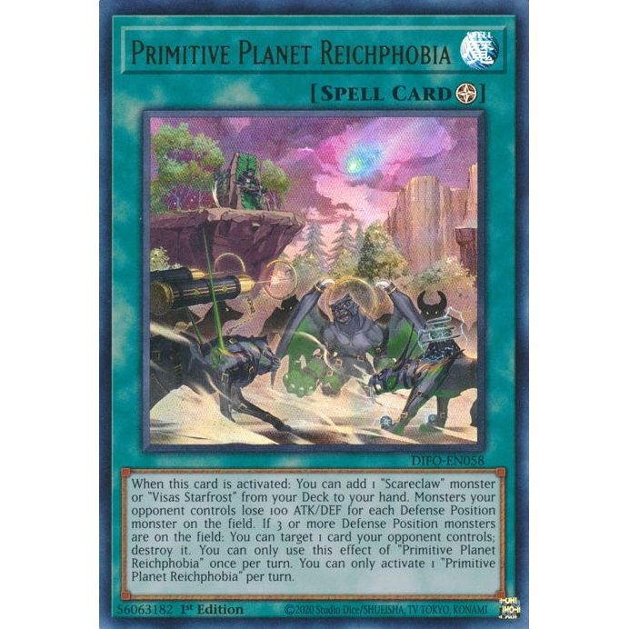 Image for Primitive Planet Reichphobia (DIFO-EN058) (DIFO) - YuGiOh