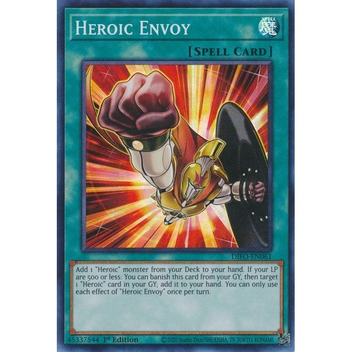 Image for Heroic Envoy (DIFO-EN061) (DIFO) - YuGiOh