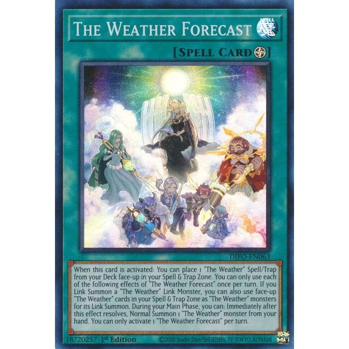 Image for The Weather Forecast (DIFO-EN063) (DIFO) - YuGiOh