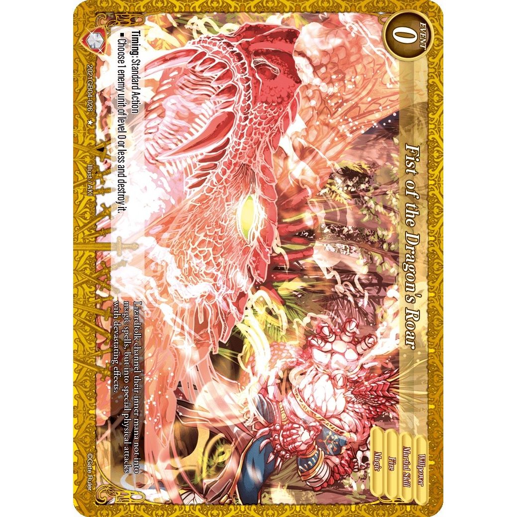 Image for Fist of the Dragon's Roar (2021GB04-026) - Gate Ruler