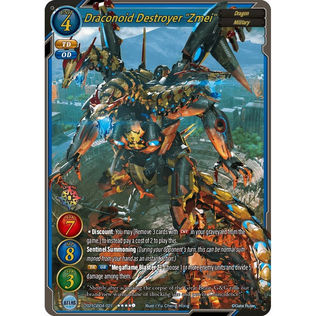 Image for Draconoid Destroyer "Zmei" (2021GB04-027) - Gate Ruler