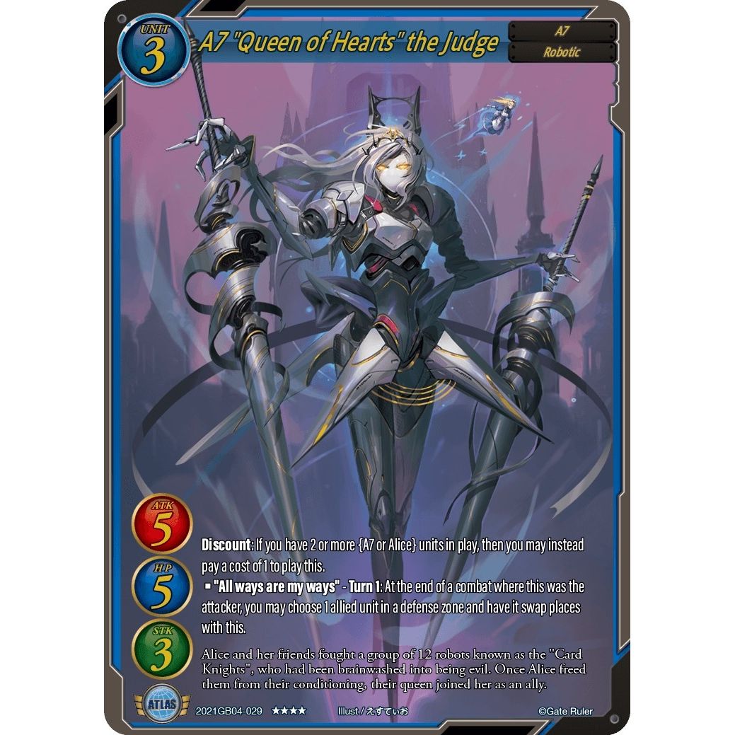 Image for A7 "Queen of Hearts" the Judge (2021GB04-029) - Gate Ruler
