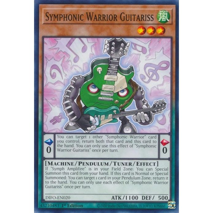 Image for Symphonic Warrior Guitariss (DIFO-EN020) (DIFO) - YuGiOh