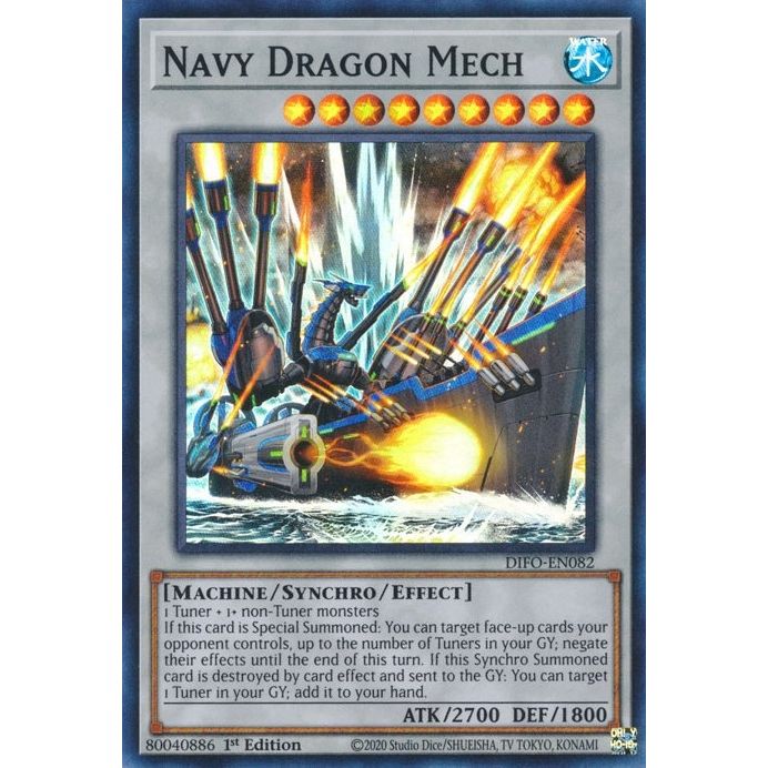 Image for Navy Dragon Mech (DIFO-EN082) (DIFO) - YuGiOh
