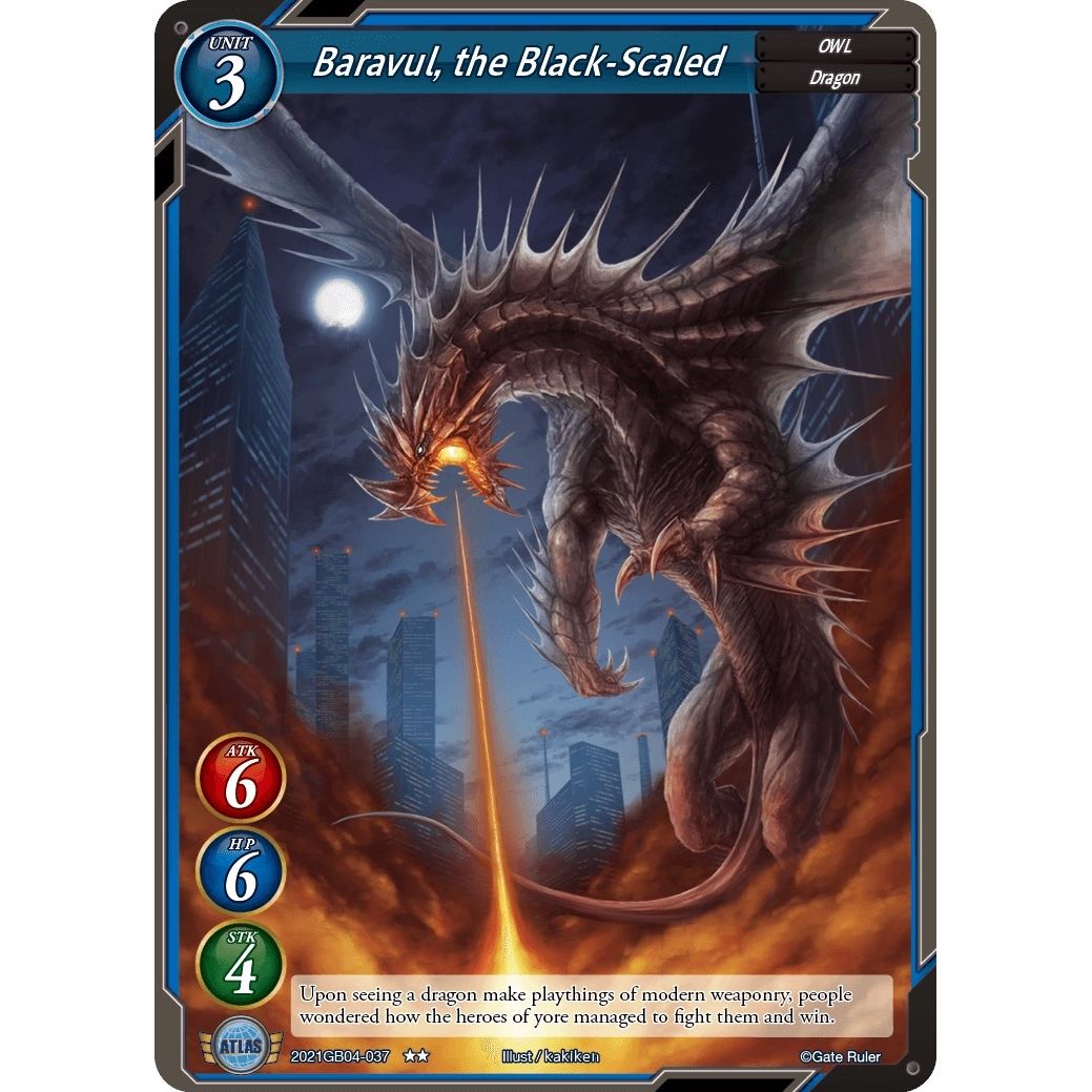 Image for Baravul, the Black-Scaled (2021GB04-037) - Gate Ruler
