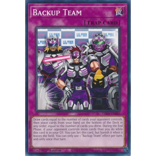 Image for Backup Team (DIFO-EN085) (DIFO) - YuGiOh